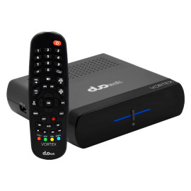 Receptor Digital Duosat Vortex  Full HD, Wi-Fi Integrado, HDMI, Preto