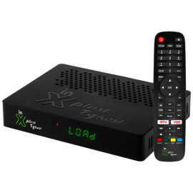 Receptor Digital In Xplus Team Ghost  Full HD, Wi-Fi, HDMI, Preto